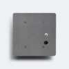 Ceiling rose micro dark grey concrete Genoma Design