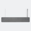 Wanda suspension lamp dark grey concrete front Genoma Design